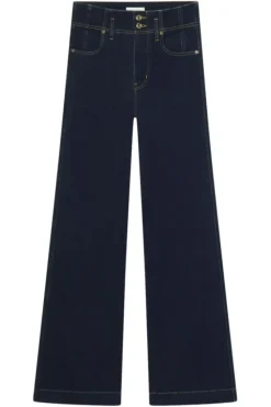 Frame Denim The Seamed Wide Trouser in^ Denim