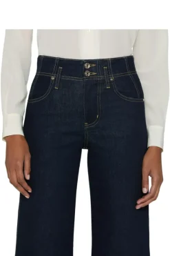 Frame Denim The Seamed Wide Trouser in^ Denim