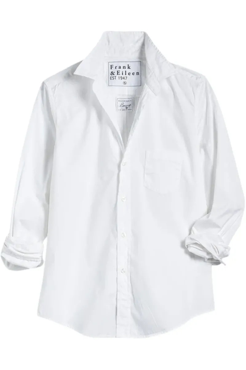 Frank & Eileen Barry Long Sleeve Shirt in White^ Tops