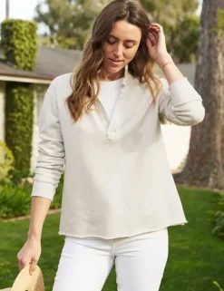 Frank & Eileen Patrick Popover Henley in^ Tops
