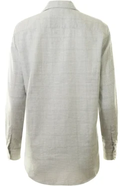 Frank & Eileen Relaxed Button-Up Shirt in Gray, White Plaid^ Tops