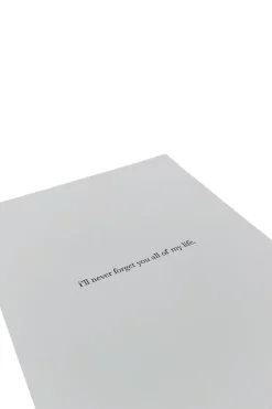 HOMART I'll Never Forget You Al of my Life Greeting Card^ Paper Goods & Books