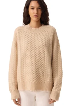 Kujten Ita Cable Crewneck in^ Sweaters
