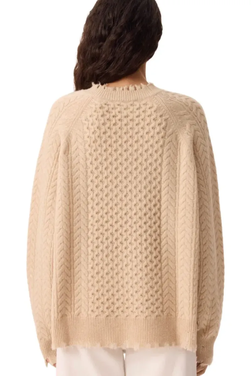Kujten Ita Cable Crewneck in^ Sweaters