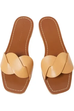 Loeffler Randall Willajo Flat Sandal in Honey^ Shoes