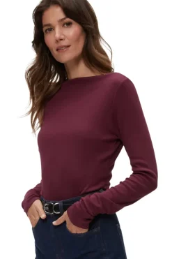 MICHAEL STARS Clarke Ruched Tee in^ Tops