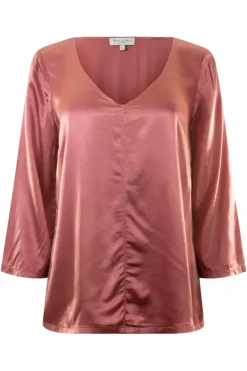 MICHAEL STARS Cobie V-Neck Satin Top^ Tops