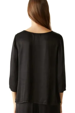 MICHAEL STARS Cobie V-Neck Satin Top^ Tops