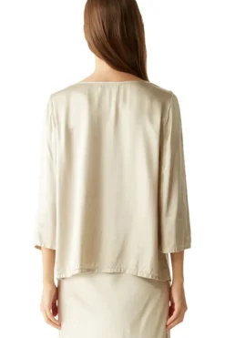 MICHAEL STARS Cobie V-Neck Satin Top^ Tops