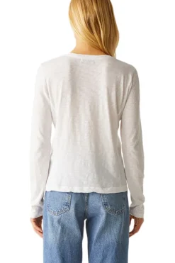 MICHAEL STARS Hailie Rib Mixed Tee^ Tops