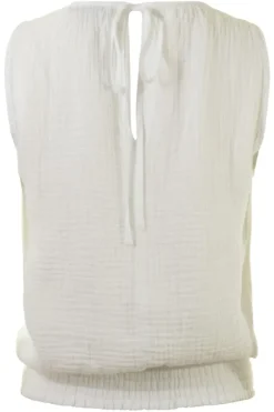 MICHAEL STARS Janelle Tie Neck Tank in White^ Tops