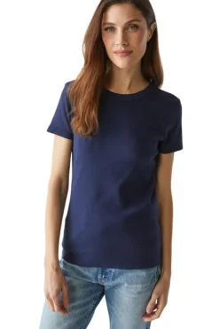 MICHAEL STARS Lexy Cap Sleeve Crew^ Tops