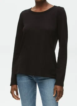 MICHAEL STARS Long Sleeve Hanson Crewneck T-shirt^ Tops