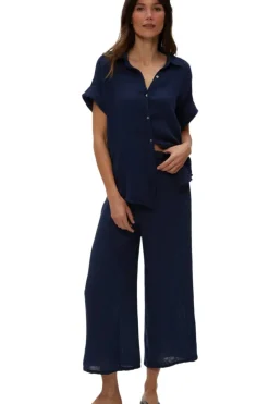 MICHAEL STARS Medina Cropped Gauze Pants in^ Pants, Shorts, & Skirts