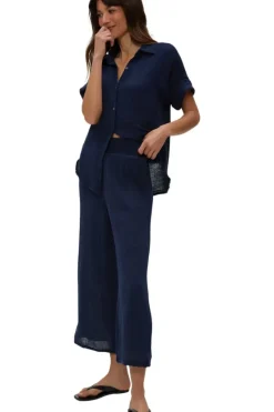 MICHAEL STARS Medina Cropped Gauze Pants in^ Pants, Shorts, & Skirts