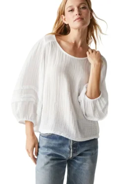 MICHAEL STARS Pruitt Balloon Sleeve Top^ Tops