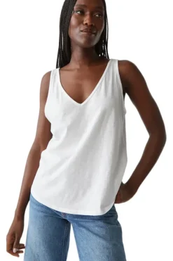 MICHAEL STARS Scarlett V-neck Tank^ Tops