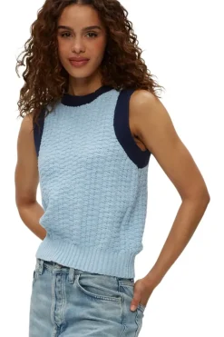 MICHAEL STARS Sia Sleeveless Sweater in^ Sweaters