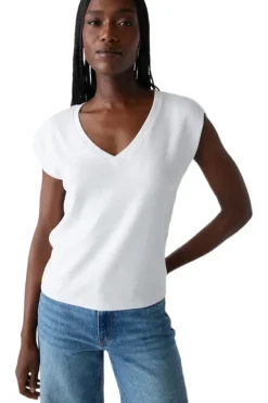 MICHAEL STARS Tati Power Shoulder T-shirt^ Tops