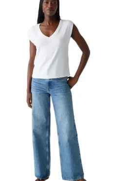 MICHAEL STARS Tati Power Shoulder T-shirt^ Tops