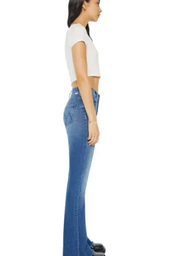 Mother Denim Cruiser Sneak Ankle Fray in Hike, Hike Baby^ Denim