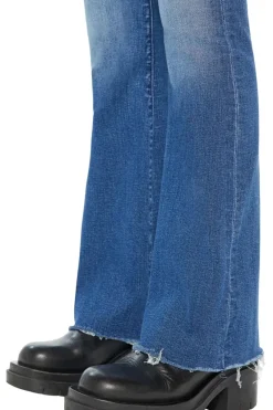 Mother Denim Cruiser Sneak Ankle Fray in Hike, Hike Baby^ Denim