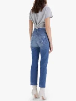 Mother Denim High Waisted Rider Ankle in^ Denim