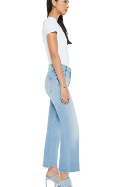 Mother Denim Kick It Ankle Fray in ?^ Denim