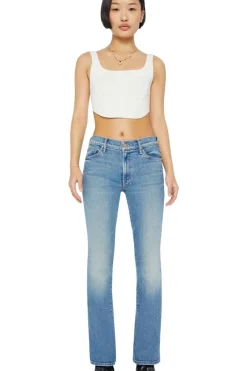 Mother Denim Lil Outsider Sneak in^ Denim