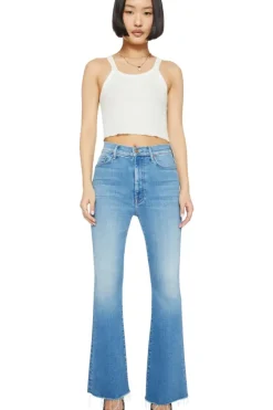 Mother Denim Lil Weekender Fray in^ Denim