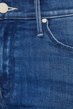 Mother Denim Mid Rise Dazzler Ankle Fray in^ Denim