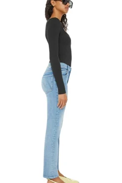 Mother Denim Mid Rise Hiker Hover in^ Denim