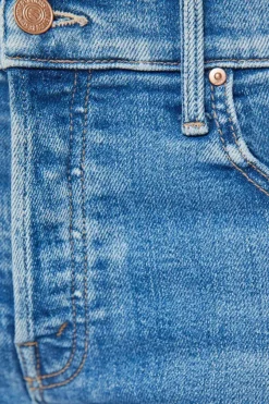 Mother Denim Mid Rise Hiker Hover in^ Denim