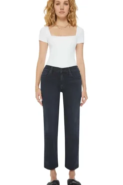Mother Denim Mid Rise Zip Rambler Ankle in^ Denim