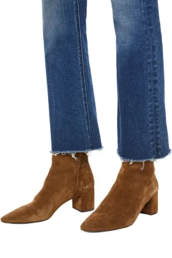 Mother Denim Outsider Ankle Fray in^ Denim