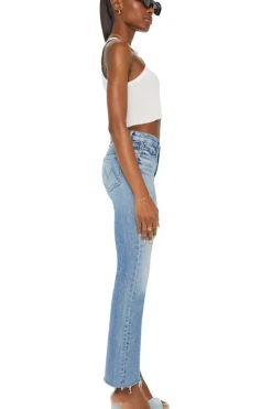 Mother Denim Outsider Flood Fray in^ Denim