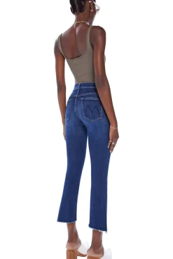 Mother Denim The Insider Crop Step Fray in^ Denim