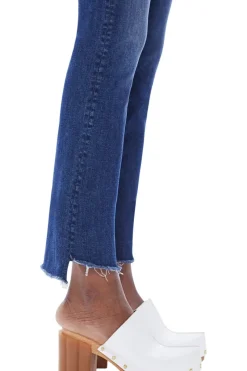Mother Denim The Insider Crop Step Fray in^ Denim