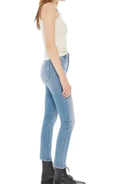 Mother Denim The Swooner Rascal Ankle Fray in^ Denim