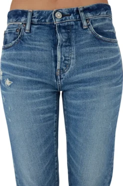 Moussy Denim Avenal Tapered Jeans in^ Denim