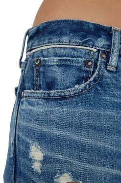 Moussy Denim Avenal Tapered Jeans in^ Denim