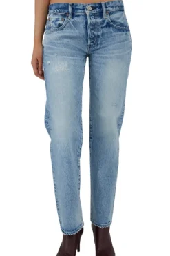 Moussy Denim Bostonia Straight Leg in^ Denim