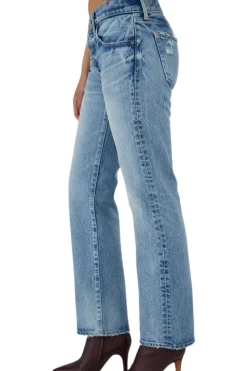 Moussy Denim Bostonia Straight Leg in^ Denim