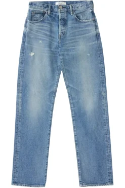 Moussy Denim Bradenton Straight Jeans in^ Denim