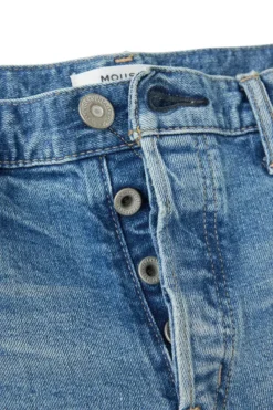 Moussy Denim Bradenton Straight Jeans in^ Denim