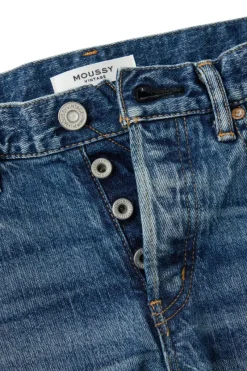 Moussy Denim Cedarhurst Straight Jeans in^ Denim
