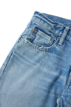 Moussy Denim Cheval Straight Low-Rise Jeans in^ Denim