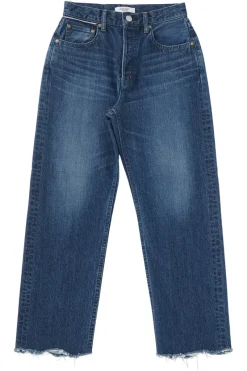Moussy Denim Corcoran Wide Straight Leg Jeans in^ Denim
