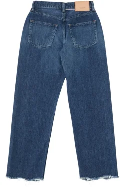 Moussy Denim Corcoran Wide Straight Leg Jeans in^ Denim