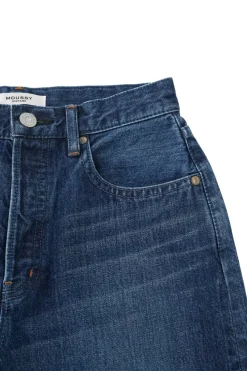 Moussy Denim Corcoran Wide Straight Leg Jeans in^ Denim